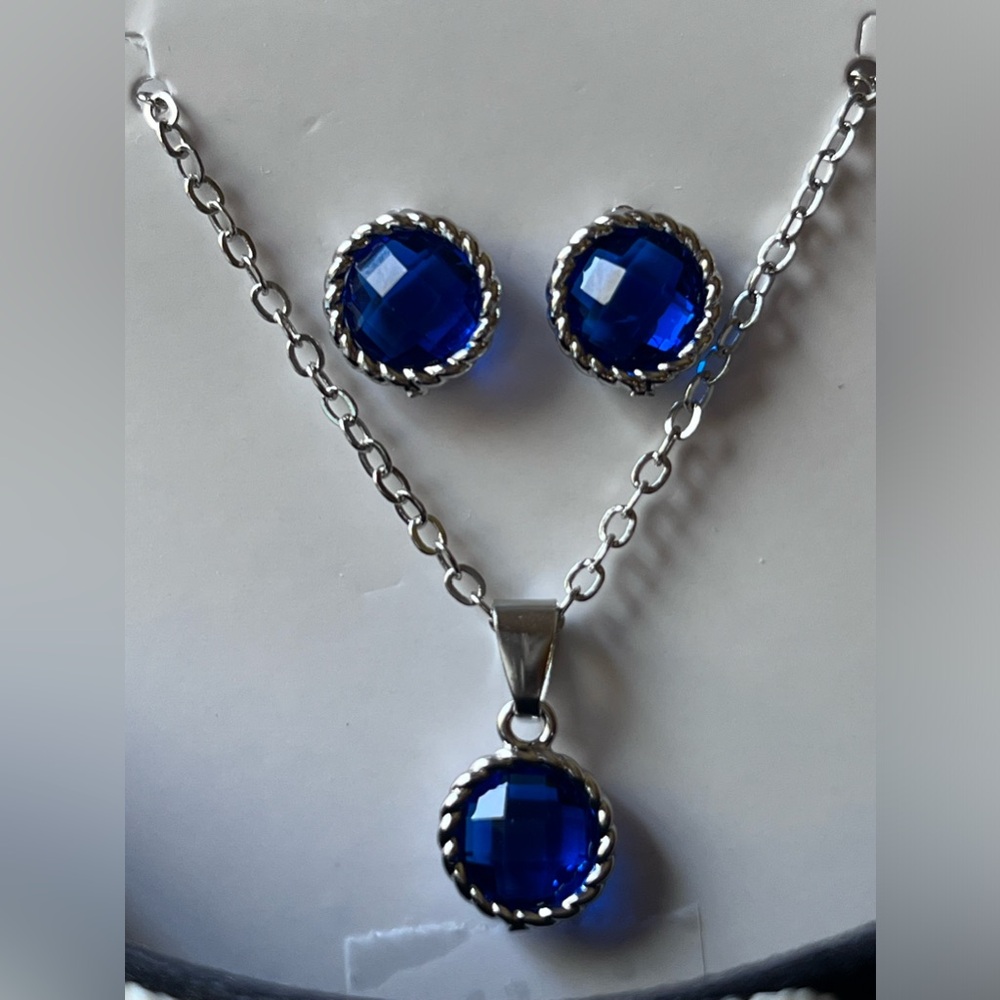 🌈 EFFY BLUE NECKLACE SET 🌈 NWOT 🌈 - Picture 7 of 16